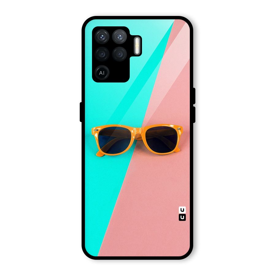 Minimal Glasses Glass Back Case for Oppo F19 Pro