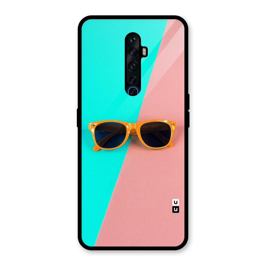 Minimal Glasses Glass Back Case for Oppo Reno2 F