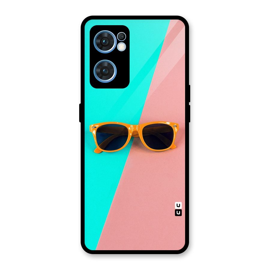 Minimal Glasses Glass Back Case for Oppo Reno7 5G