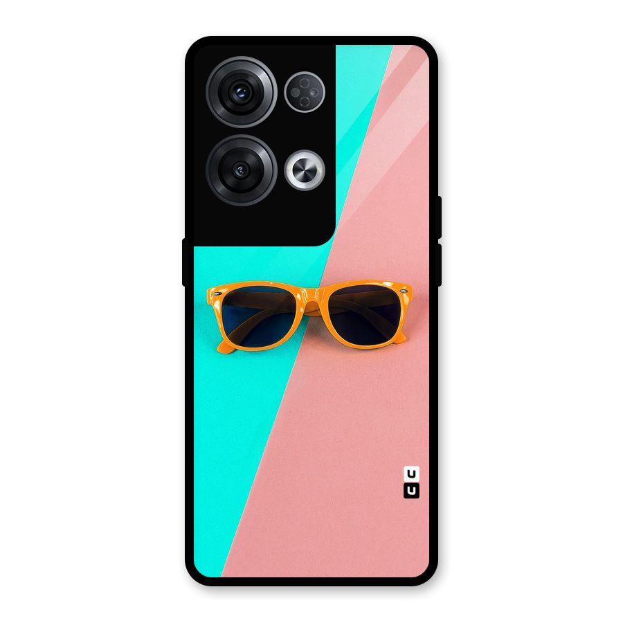 Minimal Glasses Glass Back Case for Oppo Reno8 Pro 5G