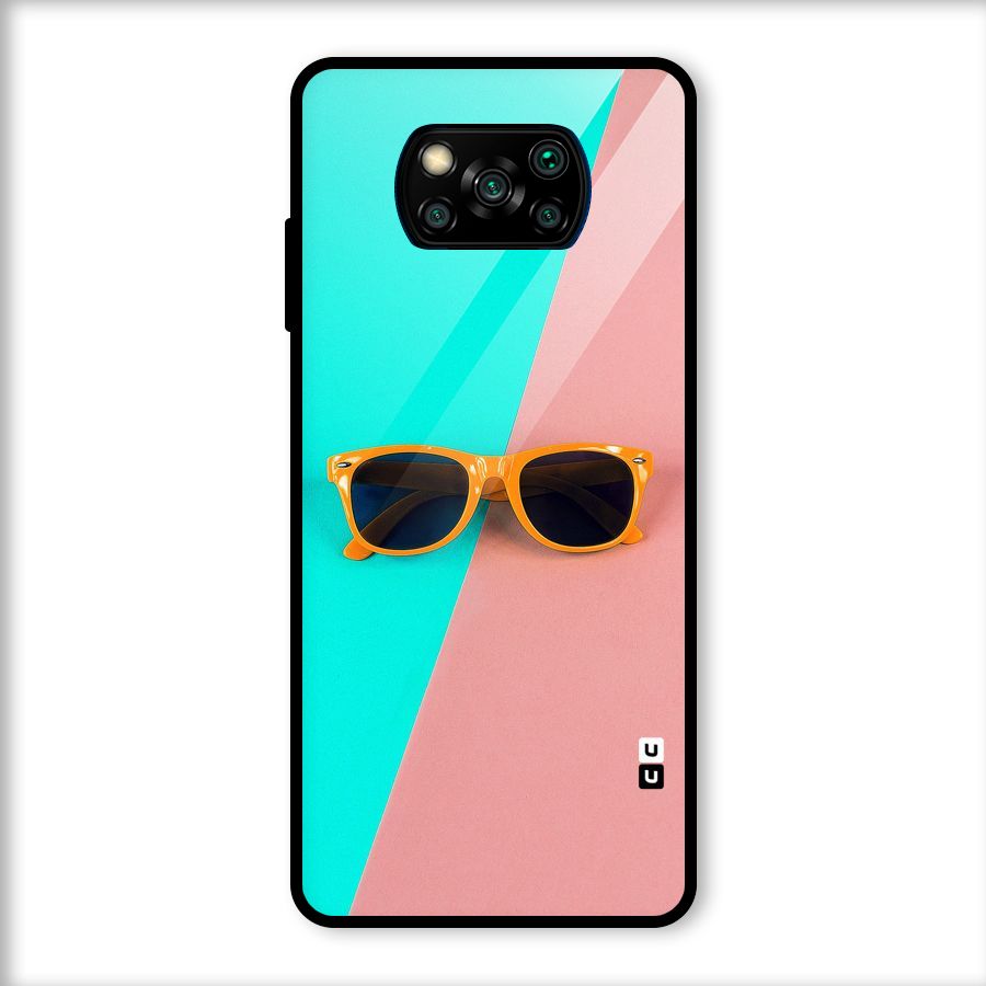 Minimal Glasses Glass Back Case for Poco X3