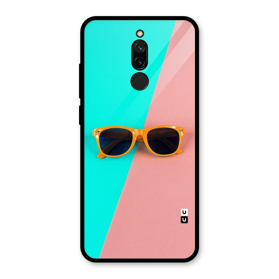 Minimal Glasses Glass Back Case for Redmi 8
