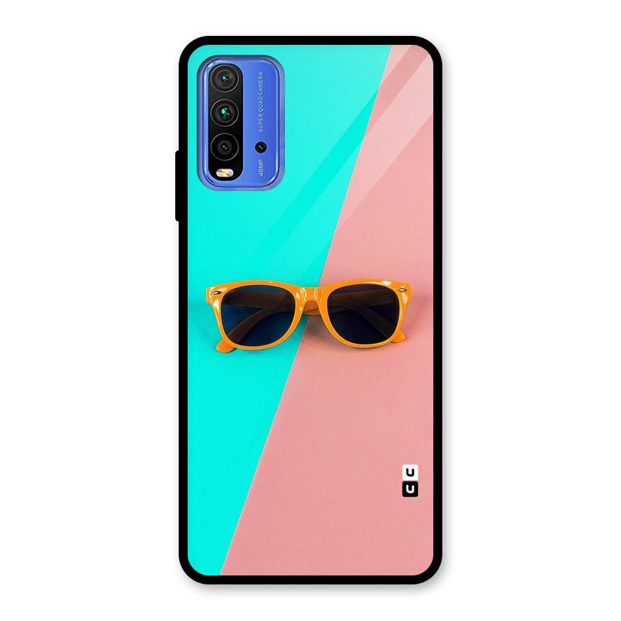 Minimal Glasses Glass Back Case for Redmi 9 Power