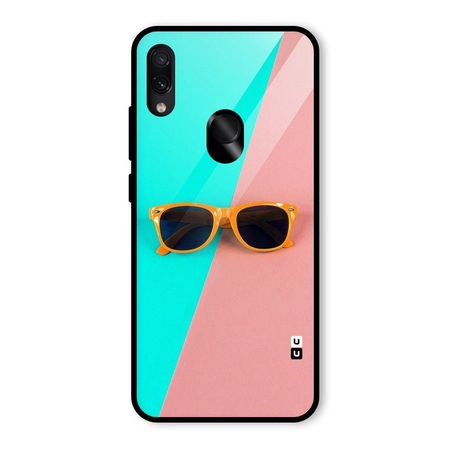 Minimal Glasses Glass Back Case for Redmi Note 7 Pro