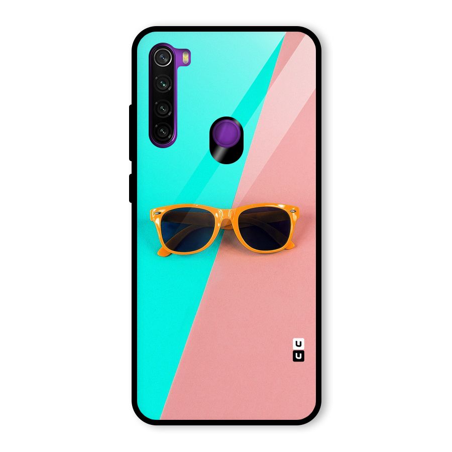 Minimal Glasses Glass Back Case for Redmi Note 8