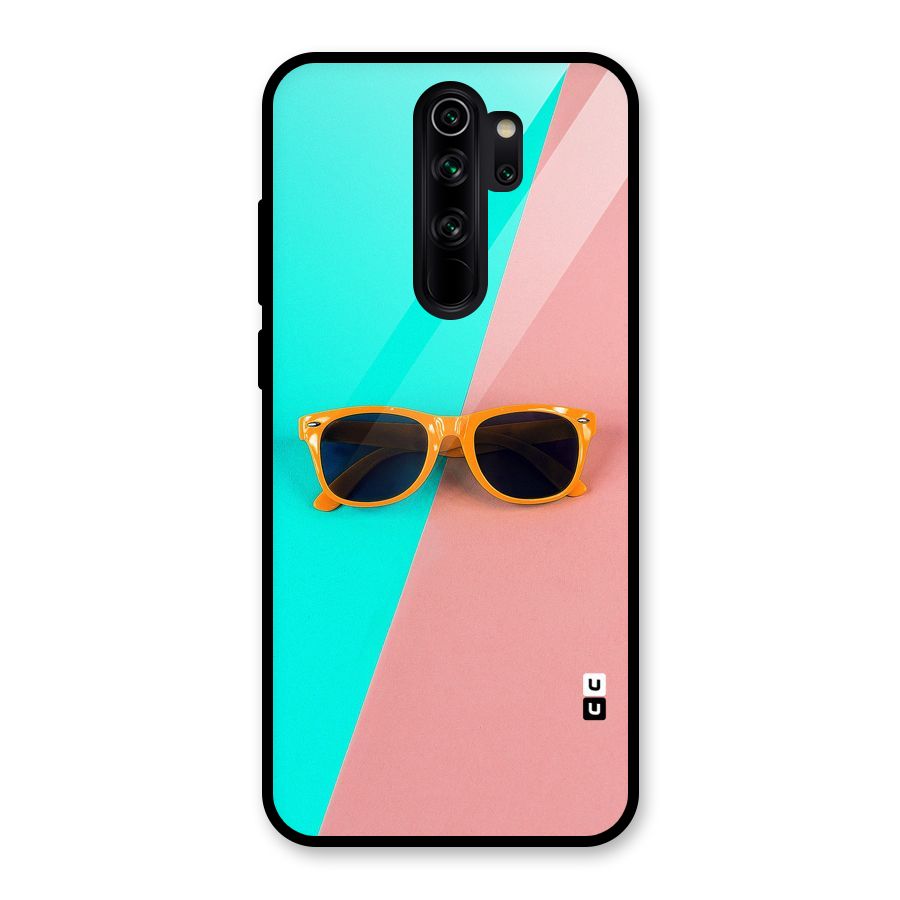 Minimal Glasses Glass Back Case for Redmi Note 8 Pro