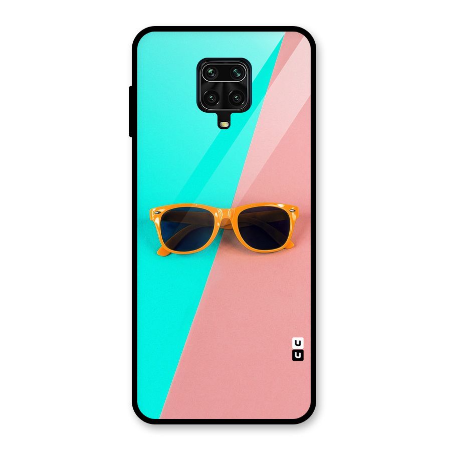 Minimal Glasses Glass Back Case for Redmi Note 9 Pro