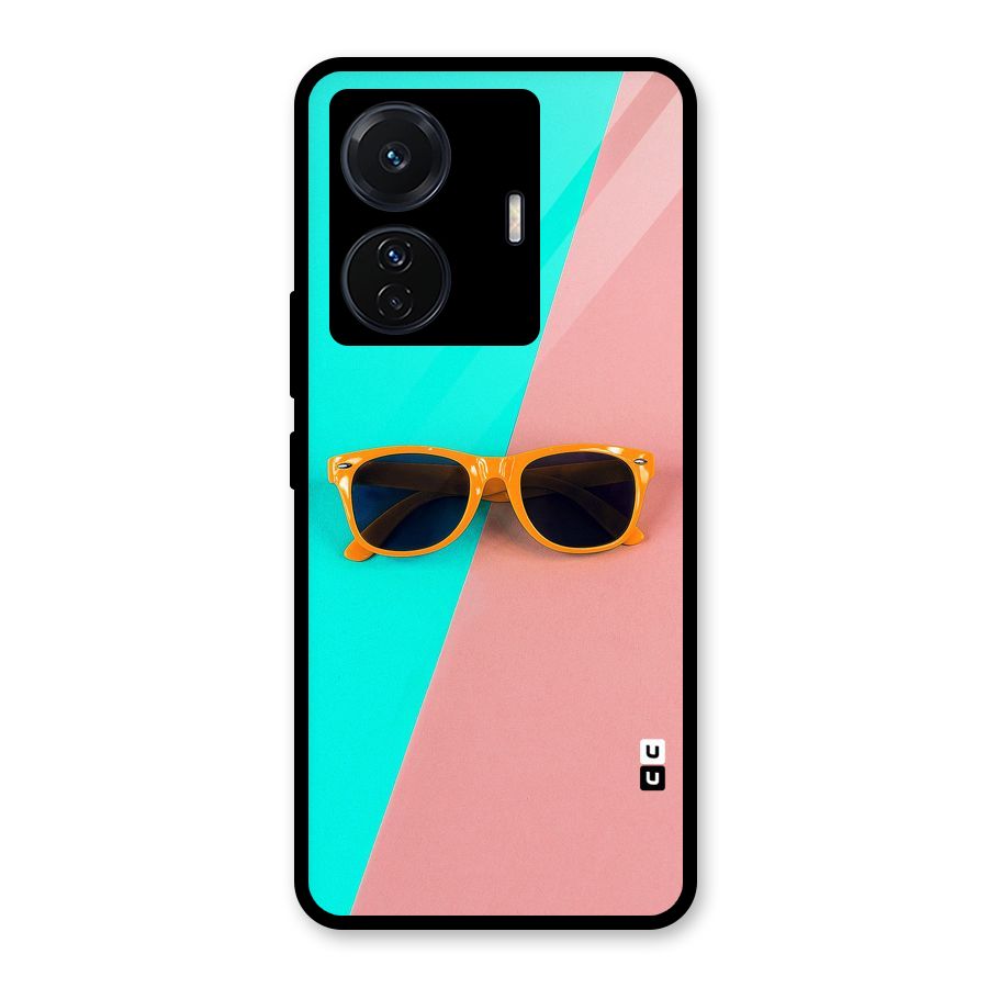 Minimal Glasses Glass Back Case for Vivo T1 Pro