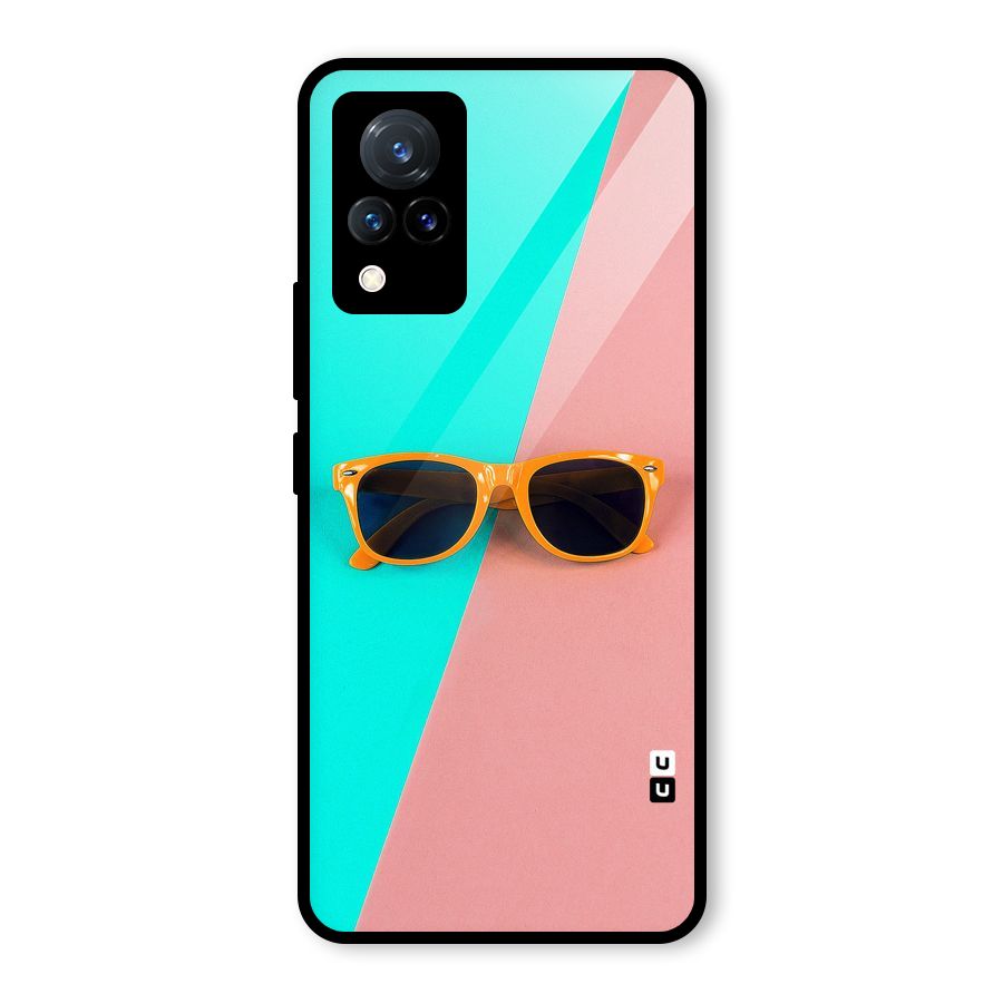 Minimal Glasses Glass Back Case for Vivo V21 5G