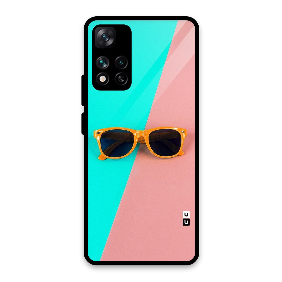 Minimal Glasses Glass Back Case for Xiaomi 11i HyperCharge 5G