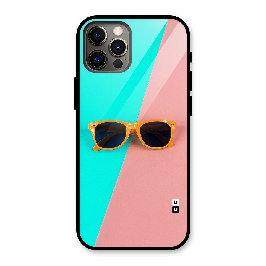 Minimal Glasses Glass Back Case for iPhone 12 Pro