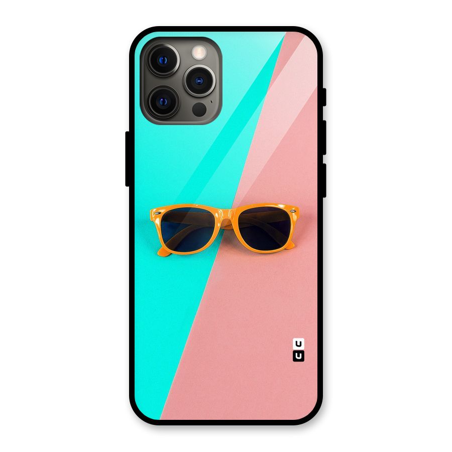 Minimal Glasses Glass Back Case for iPhone 12 Pro Max