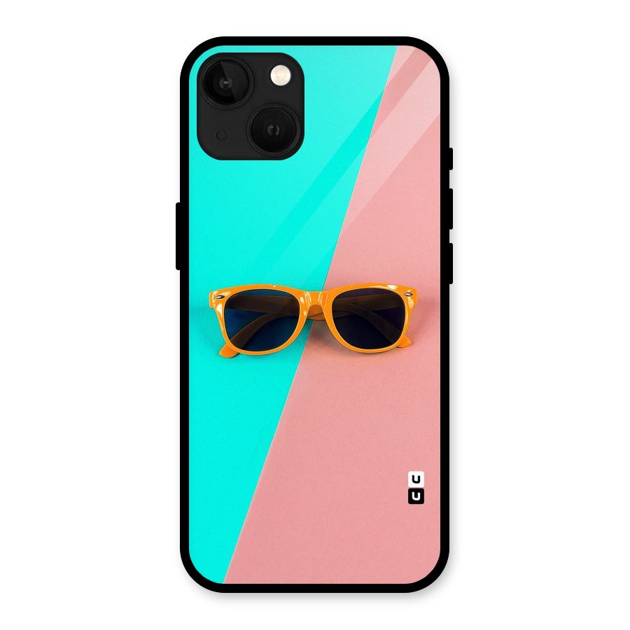 Minimal Glasses Glass Back Case for iPhone 13