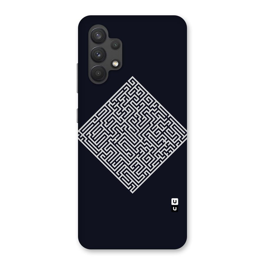 Minimal Maze Pattern Back Case for Galaxy A32