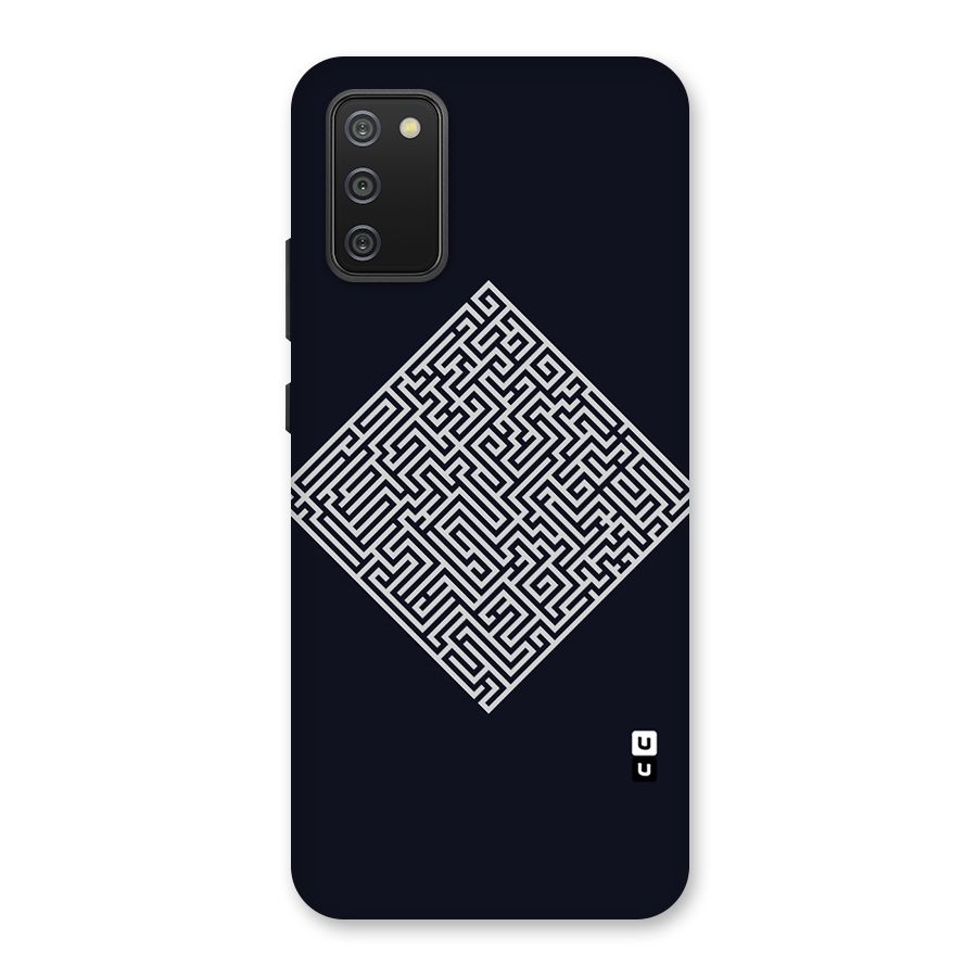 Minimal Maze Pattern Back Case for Galaxy M02s
