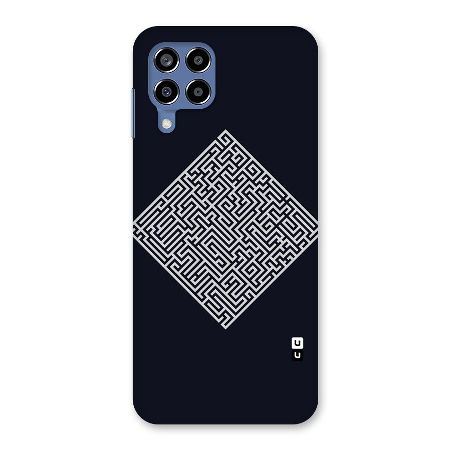 Minimal Maze Pattern Back Case for Galaxy M53 5G