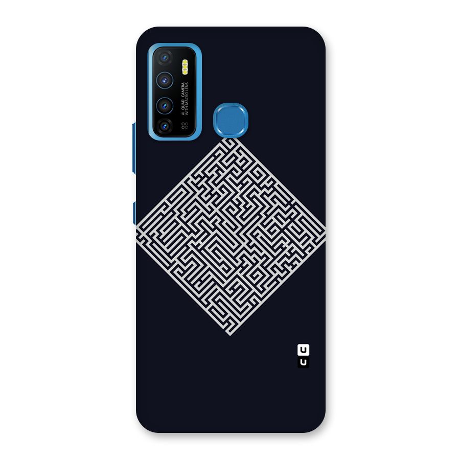 Minimal Maze Pattern Back Case for Infinix Hot 9