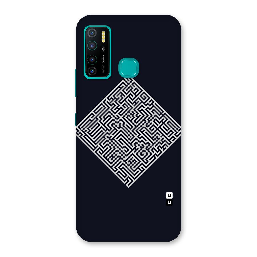 Minimal Maze Pattern Back Case for Infinix Hot 9 Pro
