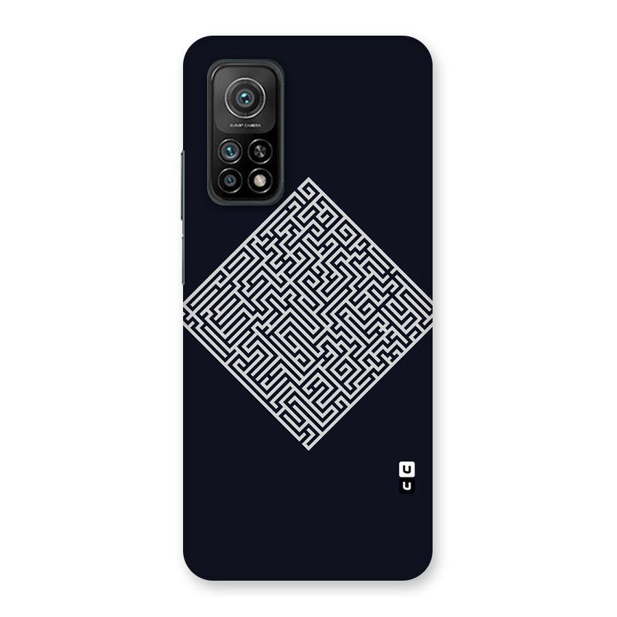 Minimal Maze Pattern Back Case for Mi 10T Pro 5G