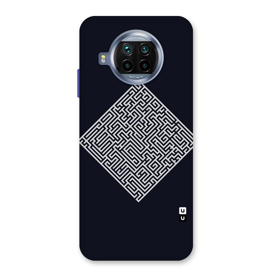 Minimal Maze Pattern Back Case for Mi 10i