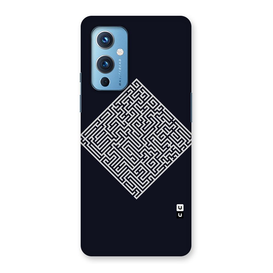 Minimal Maze Pattern Back Case for OnePlus 9