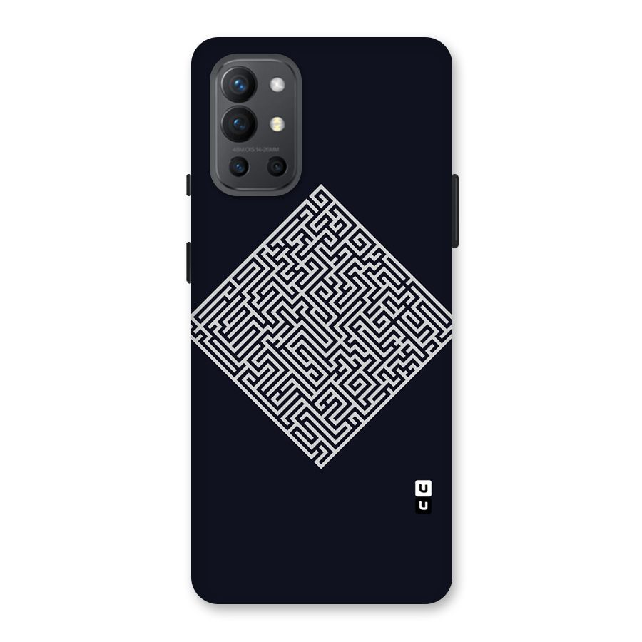 Minimal Maze Pattern Back Case for OnePlus 9R