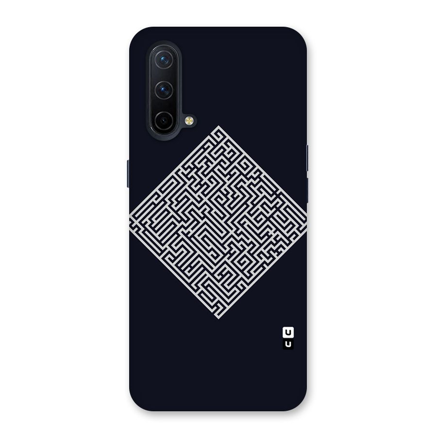 Minimal Maze Pattern Back Case for OnePlus Nord CE 5G
