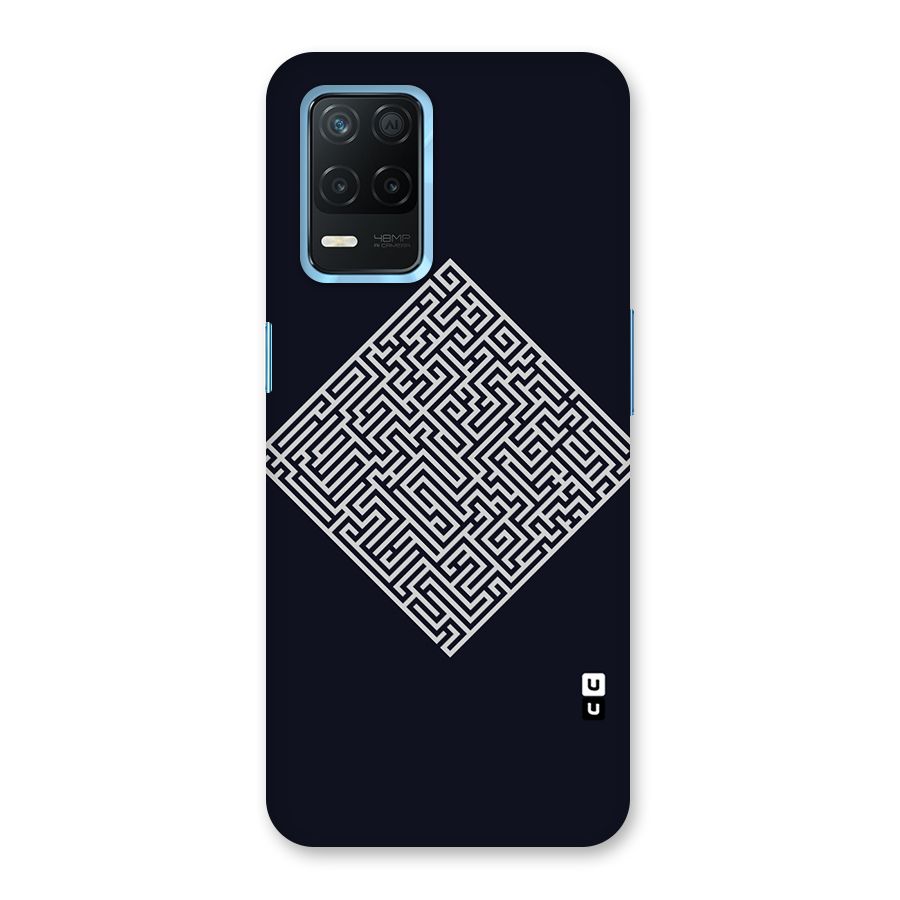 Minimal Maze Pattern Back Case for Realme 8s 5G