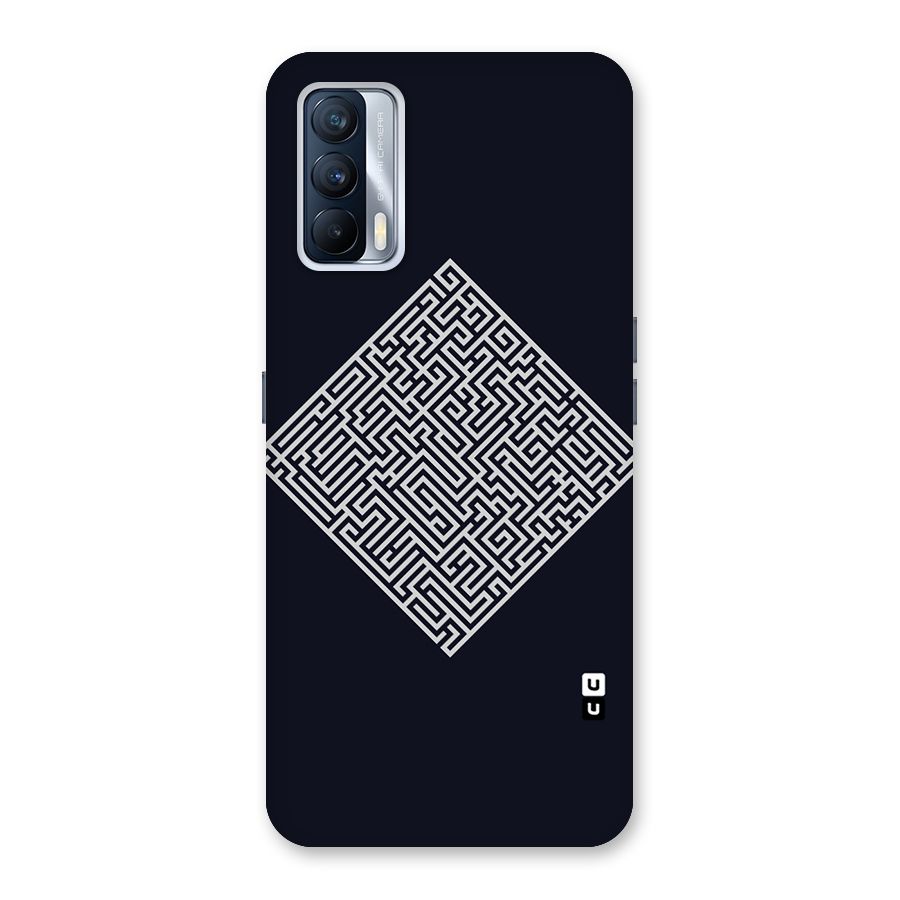 Minimal Maze Pattern Back Case for Realme X7