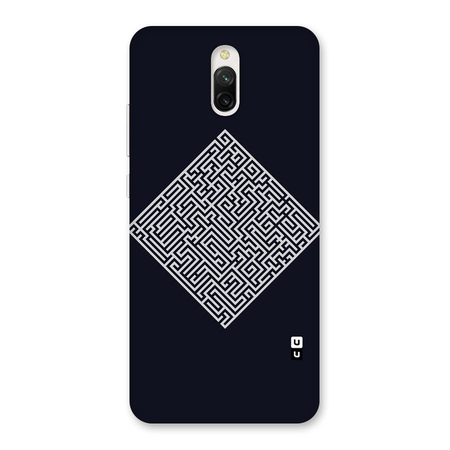 Minimal Maze Pattern Back Case for Redmi 8A Dual