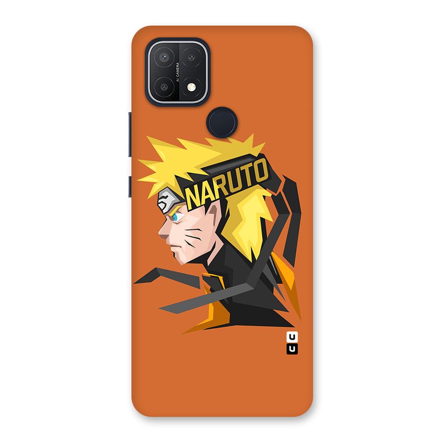 Minimal Naruto Artwork Back Case for Oppo A15s