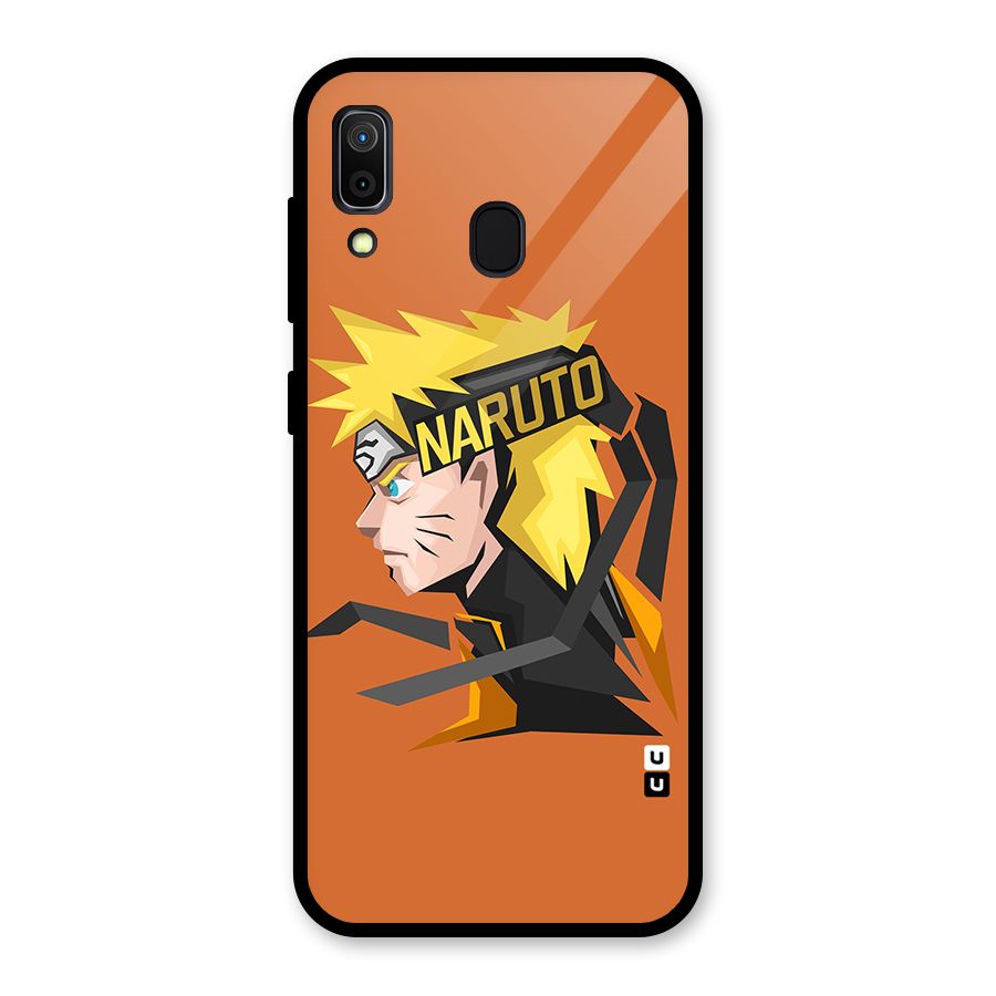 Minimal Naruto Artwork Glass Back Case for Galaxy A30