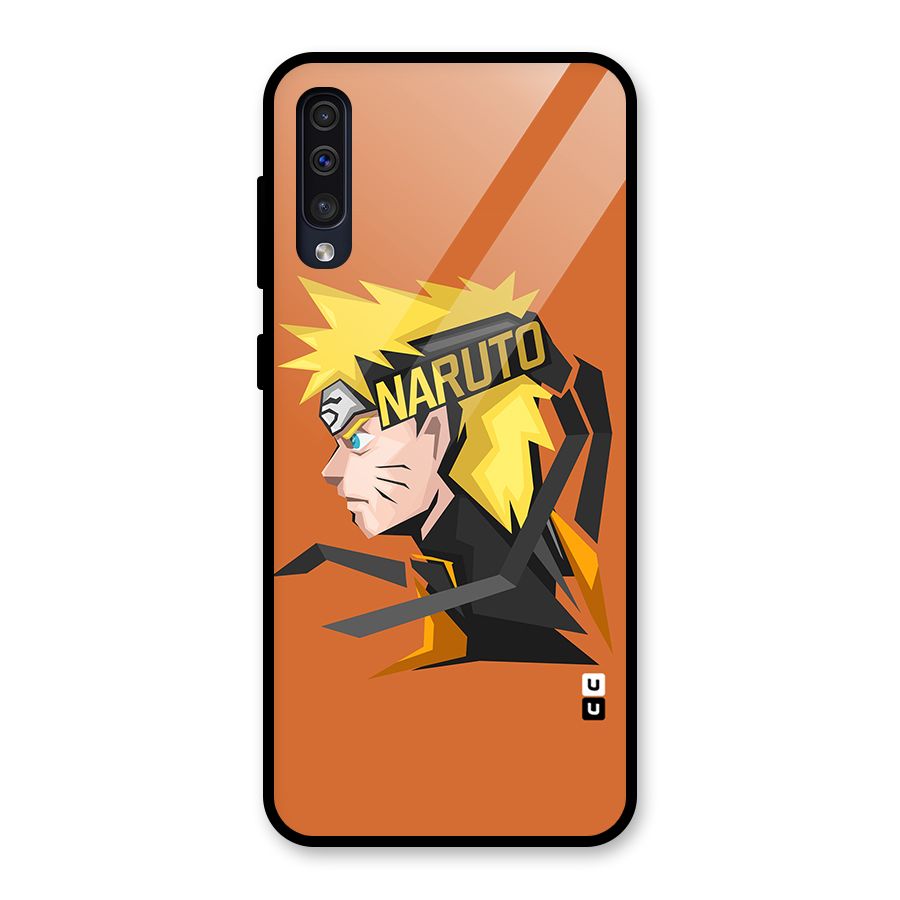 Minimal Naruto Artwork Glass Back Case for Galaxy A50