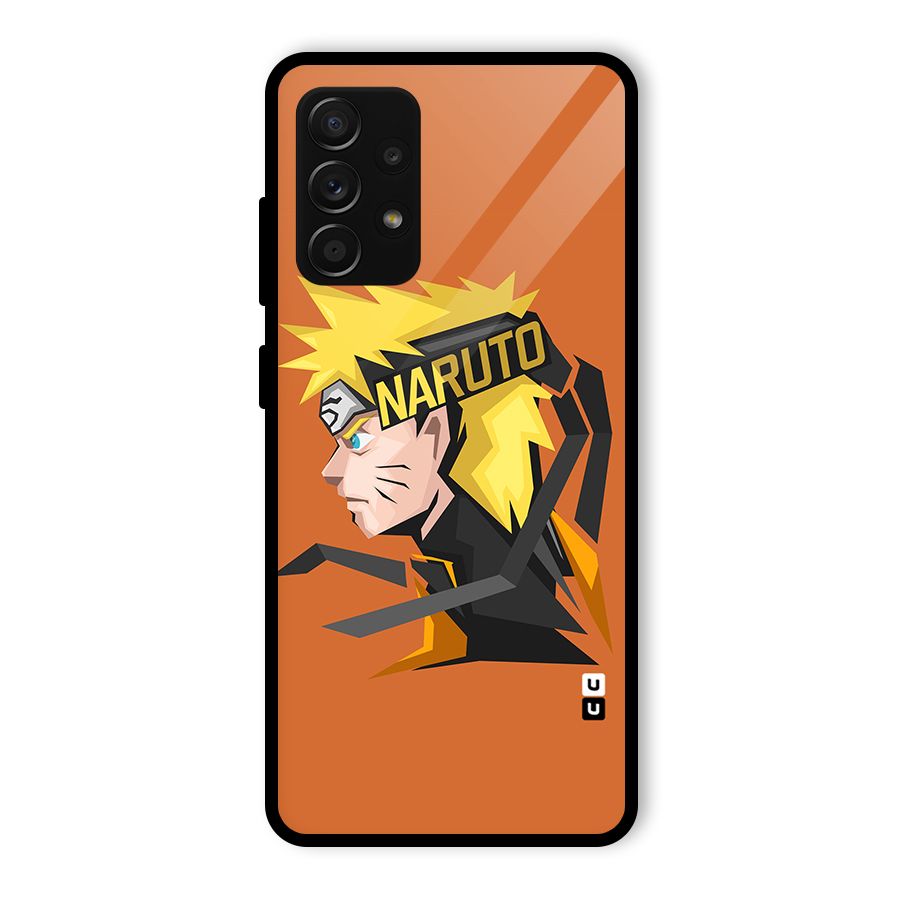 Minimal Naruto Artwork Glass Back Case for Galaxy A53 5G