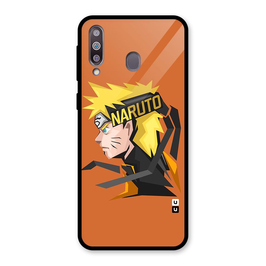 Minimal Naruto Artwork Glass Back Case for Galaxy M30