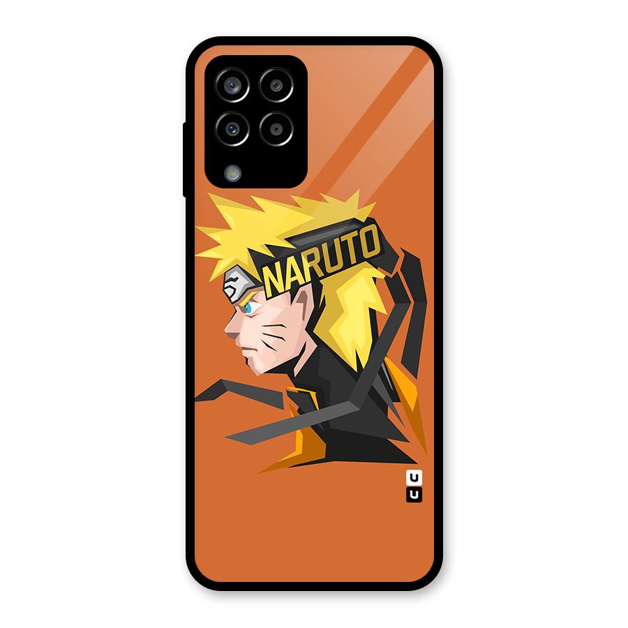 Minimal Naruto Artwork Glass Back Case for Galaxy M33