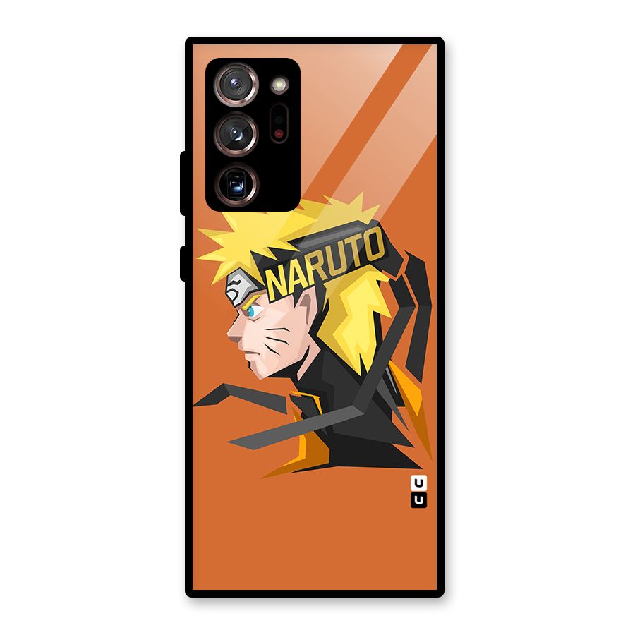 Minimal Naruto Artwork Glass Back Case for Galaxy Note 20 Ultra