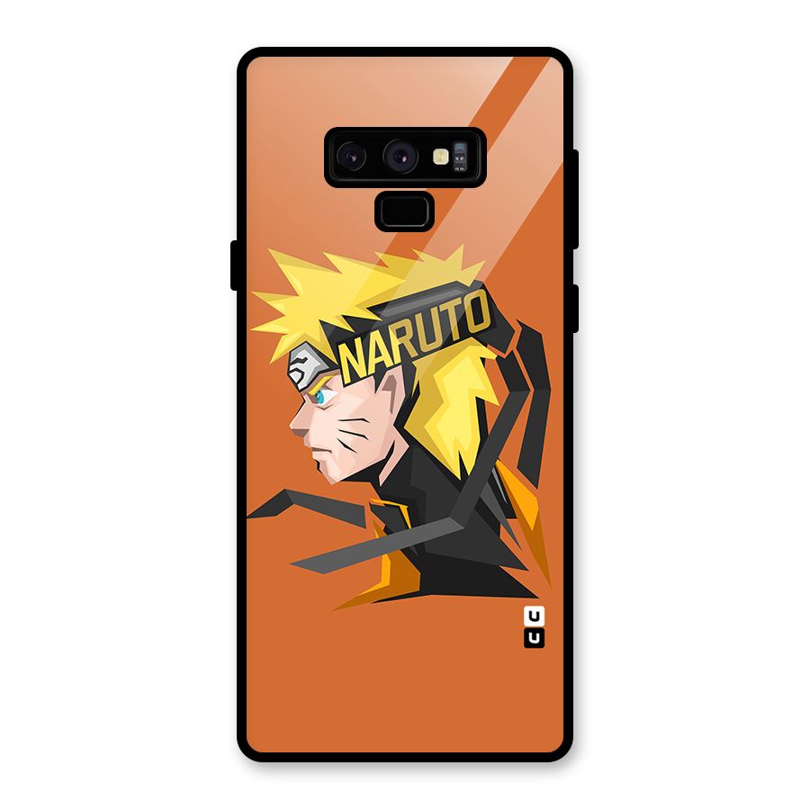 Minimal Naruto Artwork Glass Back Case for Galaxy Note 9