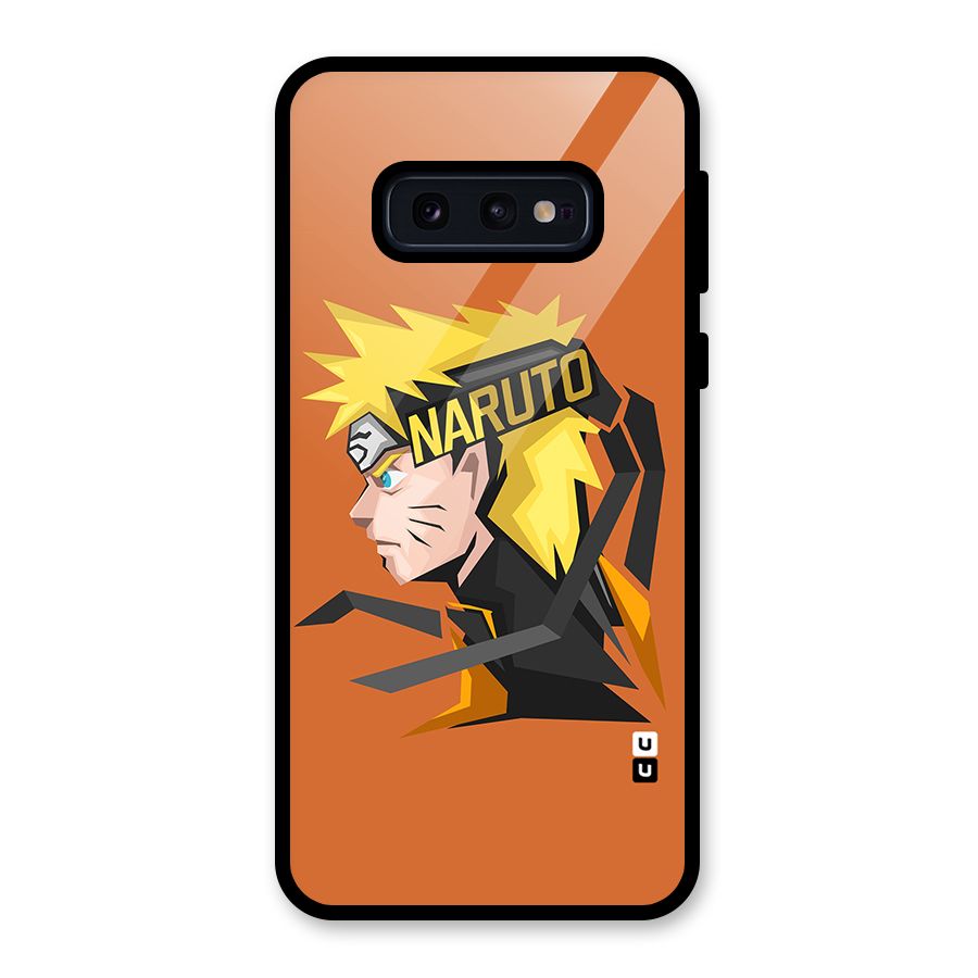 Minimal Naruto Artwork Glass Back Case for Galaxy S10e