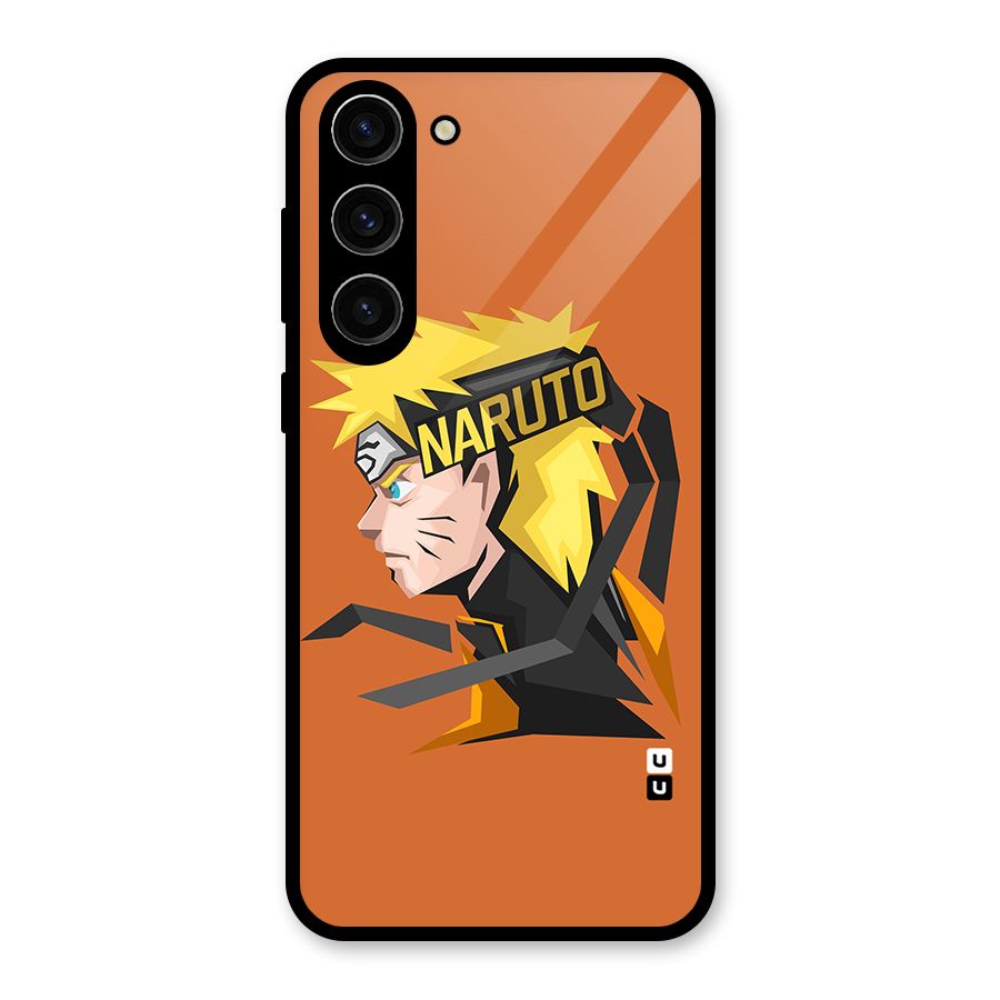 Minimal Naruto Artwork Glass Back Case for Galaxy S23 Plus