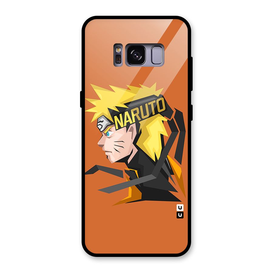 Minimal Naruto Artwork Glass Back Case for Galaxy S8