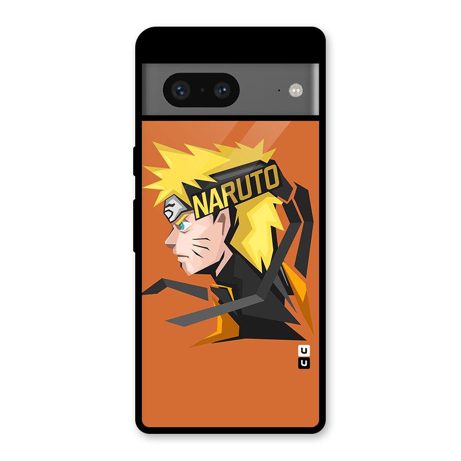 Minimal Naruto Artwork Glass Back Case for Google Pixel 7