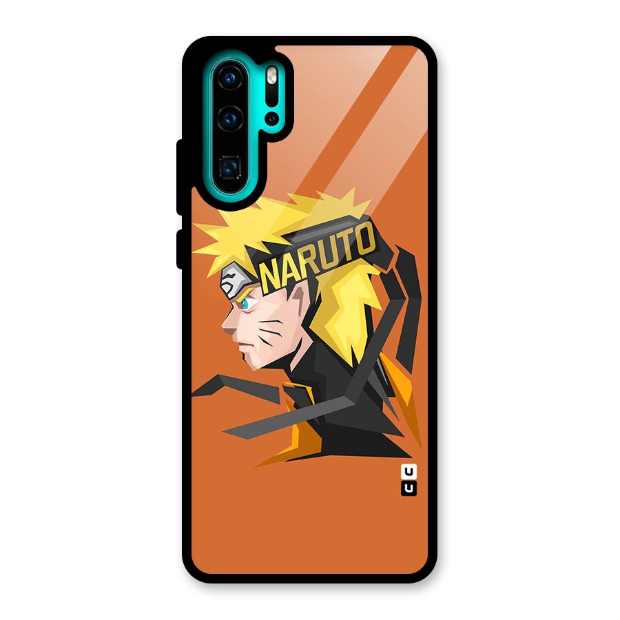 Minimal Naruto Artwork Glass Back Case for Huawei P30 Pro