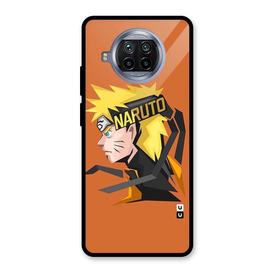 Minimal Naruto Artwork Glass Back Case for Mi 10i