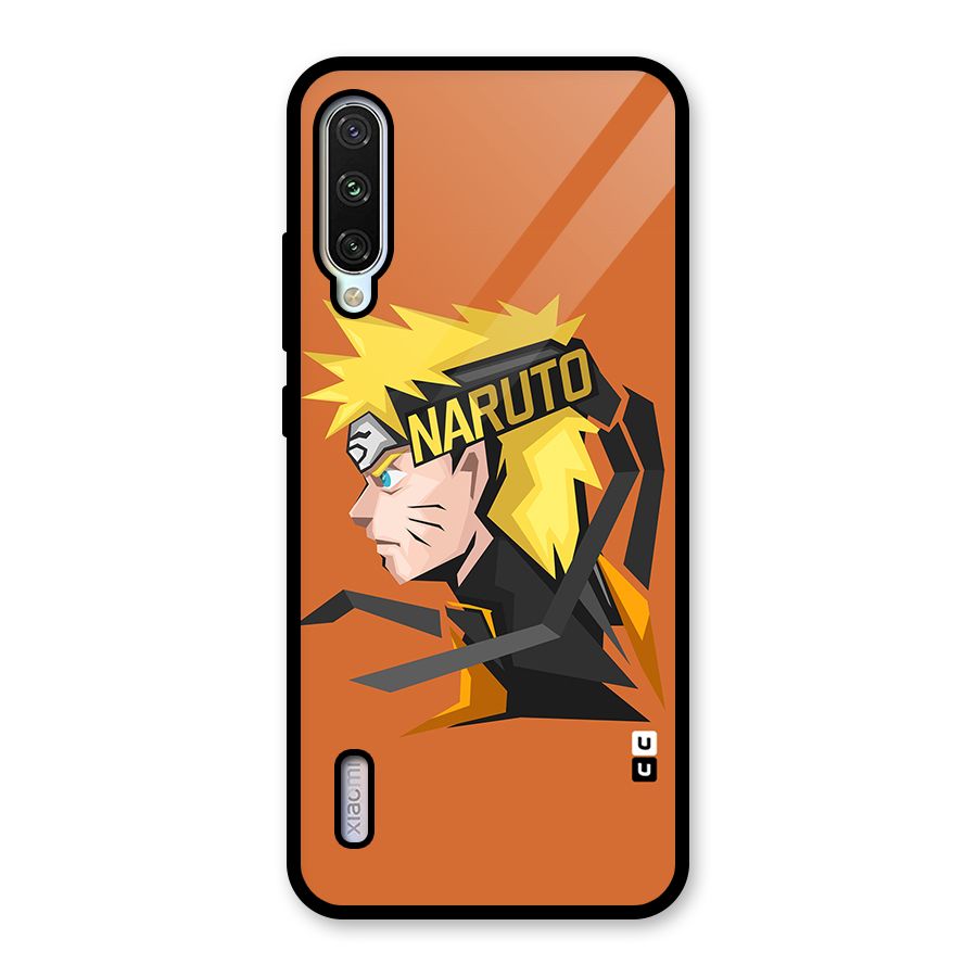Minimal Naruto Artwork Glass Back Case for Mi A3