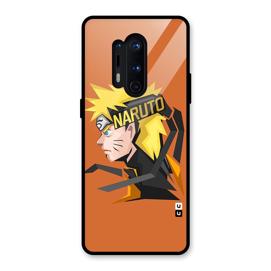 Minimal Naruto Artwork Glass Back Case for OnePlus 8 Pro