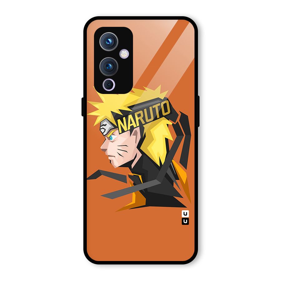 Minimal Naruto Artwork Glass Back Case for OnePlus 9