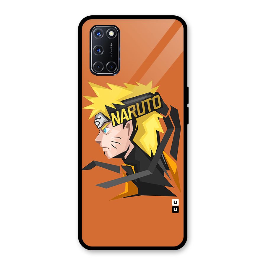 Minimal Naruto Artwork Glass Back Case for Oppo A52