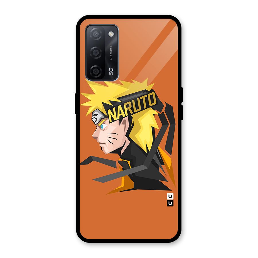 Minimal Naruto Artwork Glass Back Case for Oppo A53s 5G
