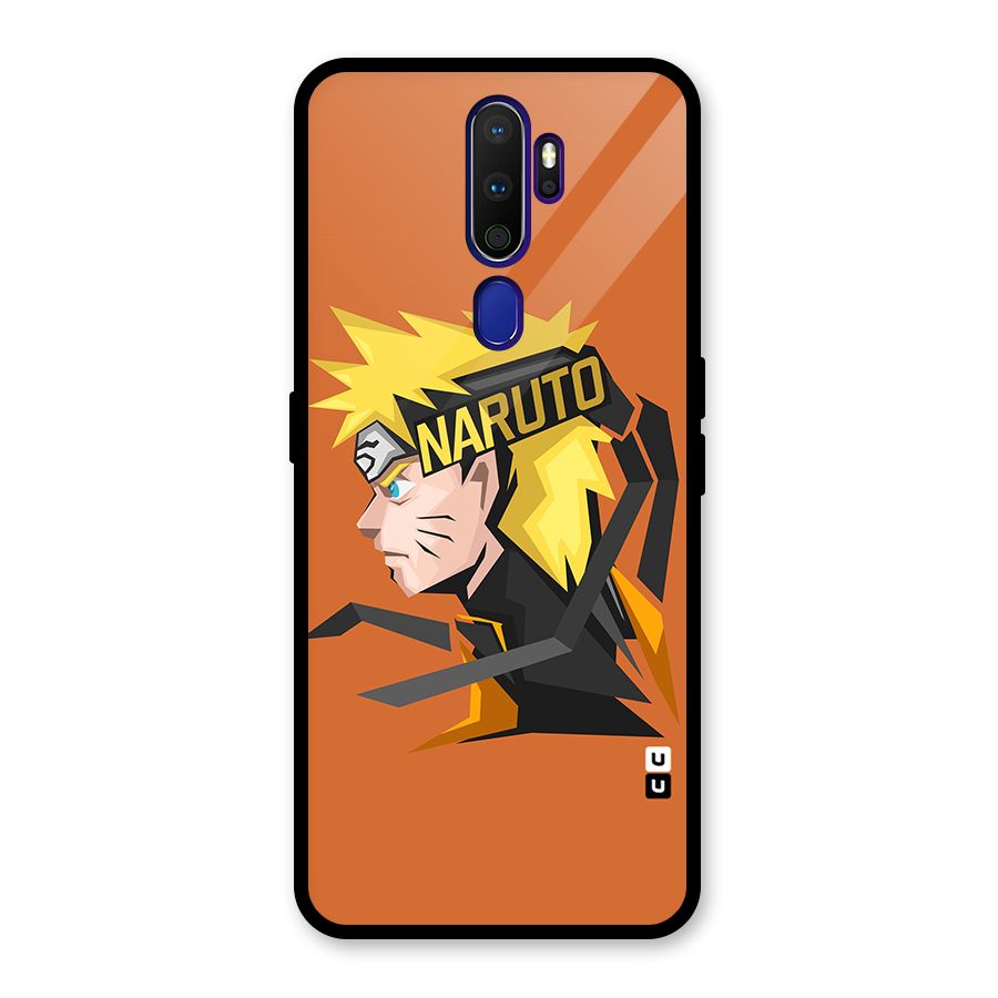 Minimal Naruto Artwork Glass Back Case for Oppo A9 (2020)